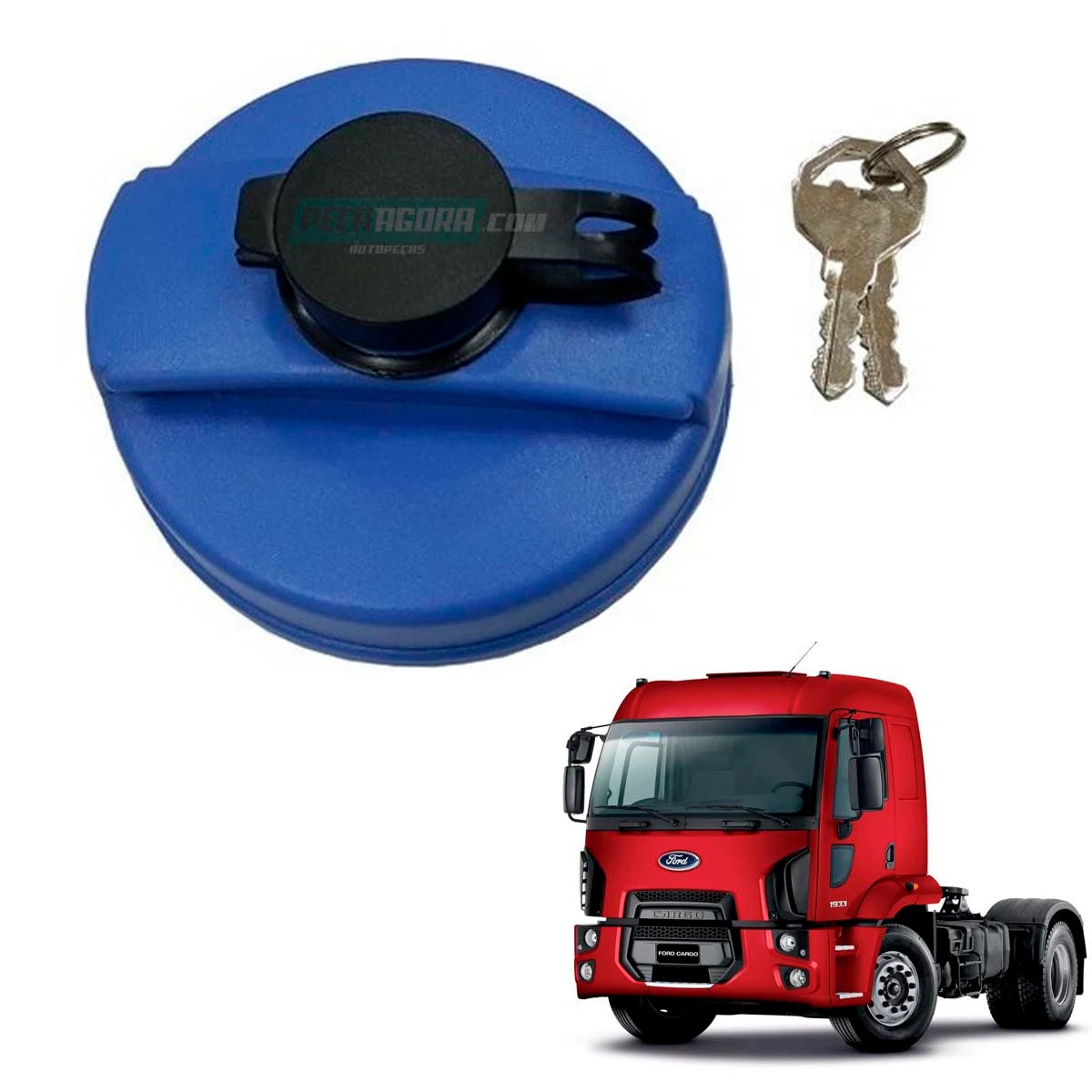 TAMPA ARLA COM ROSCA VW DELIVERY CONSTELLATION FORD NOVO CARGO COM CHAVE (2V3131