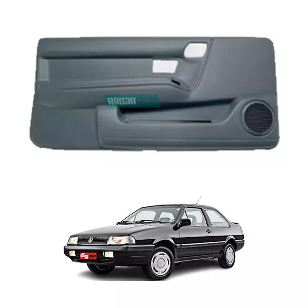 FORRO PORTA CINZA ESQUERDO SANTANA 2 PORTAS 91 A 98 COM PORTA OBJETO COM TELA  (