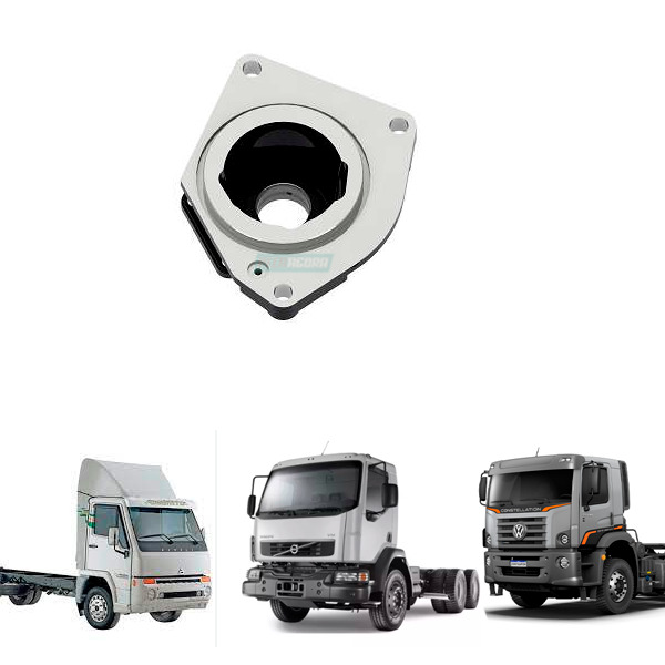 FLANGE FRONTAL LK 38 MOTOR ELETRONICO MWM  AGRALE VW VOLVO (MGK2412)