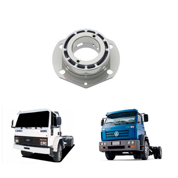 FLANGE TRASEIRO COMPRESSOR CUMMINS VIRABREQUIM CHAVETA (9111556604-MGK2422)