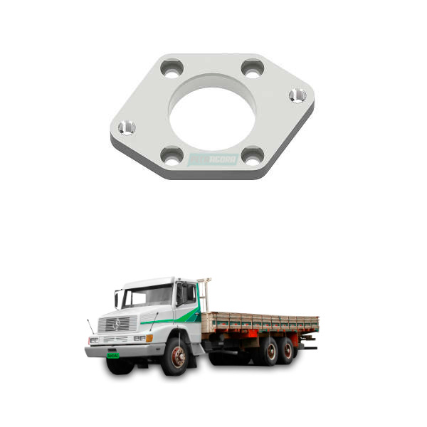 FLANGE TRASEIRO FIXACAO DA BOMBA HIDRAULICA MERCEDES BENZ (0001310841-MGK2430)