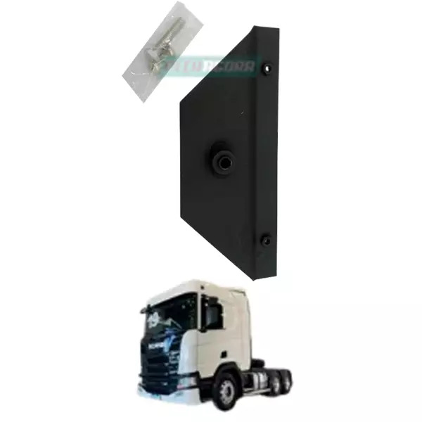 KIT SUPORTE PLACA DIANTEIRA PARA SCANIA NTG 2019... - FERRO (CL511)