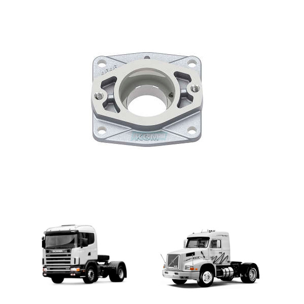 FLANGE TRASEIRO FIXACAO DA BOMBA HIDRAULICA SCANIA VOLVO (MGK2434)