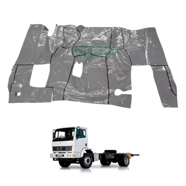 TAPETE VINIL CINZA COM CAPO MB 1318 CARA CHATA (PUES857C)