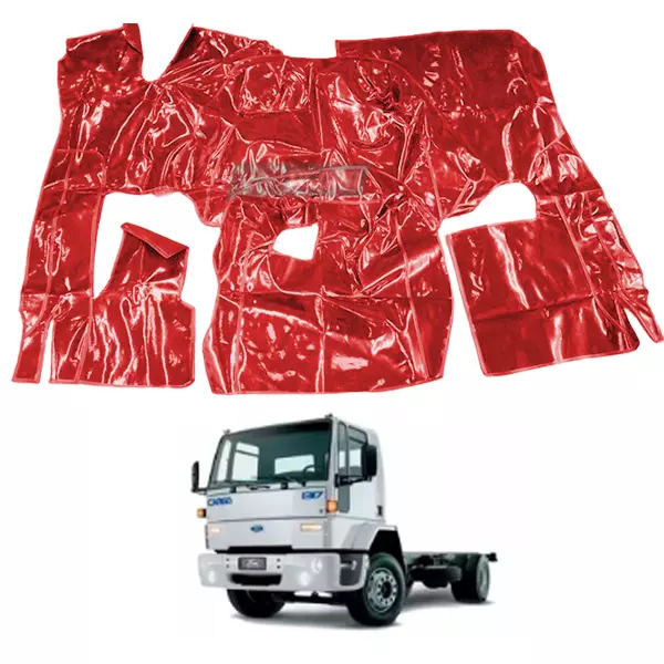 TAPETE VINIL VERMELHO FORD CARGO COM CAPO 2010 EM DIANTE (ML0273C-9-PUES242V)