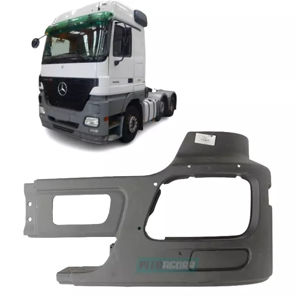 PARACHOQUE DIANTEIRO ACTROS MP2 (TETO BAIXO)  LATERAL ESQ. (SEM FURO PARA FAROL 