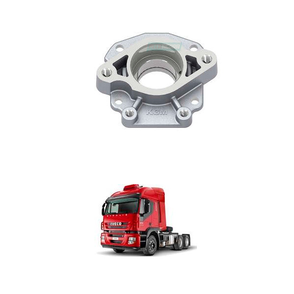 FLANGE TRASEIRO FIXACAO BOMBA HIDRAULICA IVECO STRALIS (MGK2440)