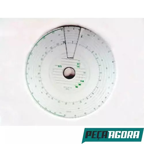 DISCO TACOGAFRO SEMANAL COM 70 DISCOS 125KM/H MB MERCEDES (3445427194)