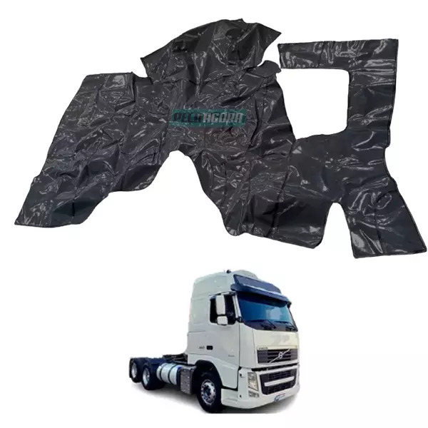 TAPETE VINIL PRETO VOLVO FH GLOBETROTTER AUTOMATICO (PUES630P)