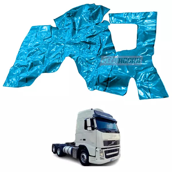 TAPETE VINIL AZUL VOLVO FH GLOBETROTTER AUTOMATICO (PUES630A)