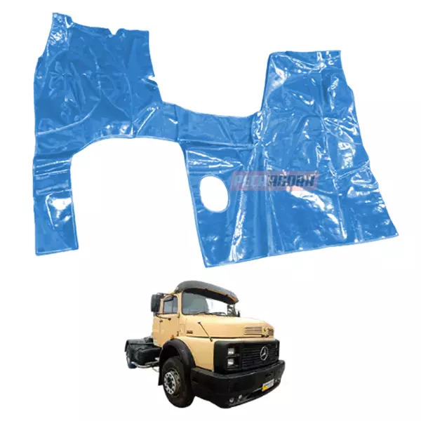 TAPETE VINIL AZUL MB 1924 1929 CABINE LEITO (PUES810A)