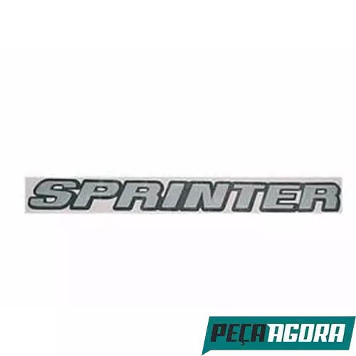 EMBLEMA MB MERDES BENZ SPRINTER PRATEADO (9018171414)