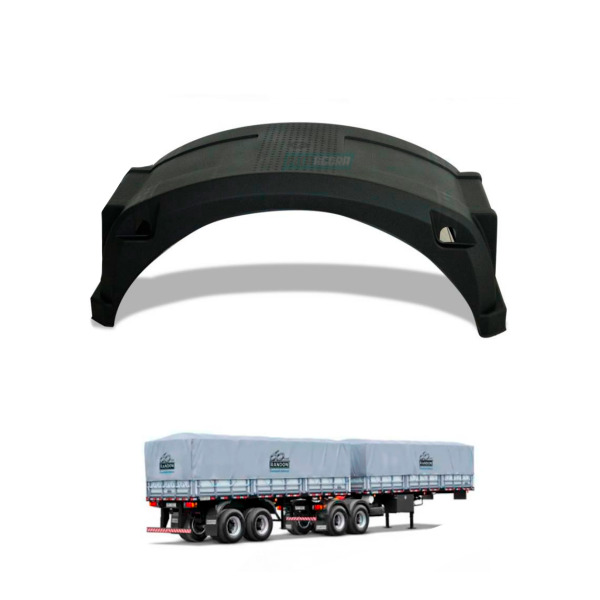 PARALAMA UNIVERSAL SINGLE INJETADO RANDON COM REFORCO INTERNO (Z905)