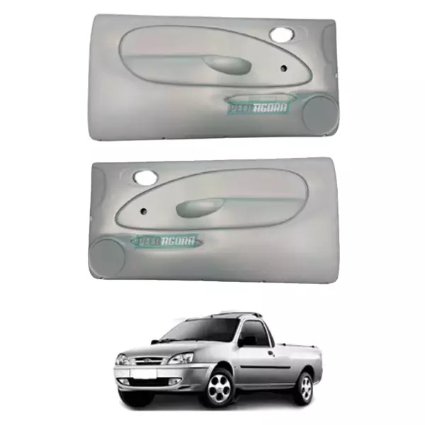PAR FORRO PORTA DIANTEIRA FIESTA COURIER MANUAL 2 PORTAS 2003 A 2008 (K.FP174-FP