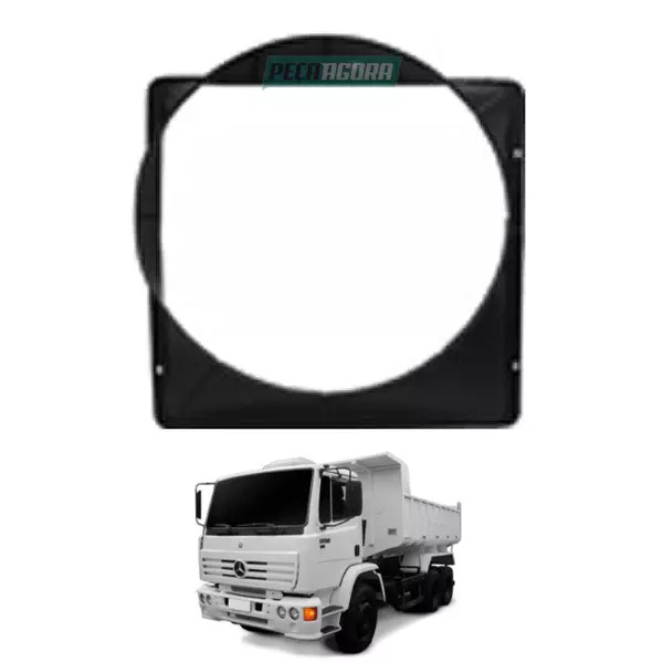 DEFLETOR DO RADIADOR MBB 1723/1723S/L1623/LS1623S (6935057330,)