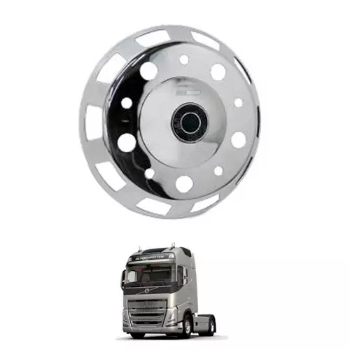 CALOTA DIANTEIRA AMERICANA FECHADA A22.5POL SPEEDLINE IVECO MB SCANIA VOLVO UNIV