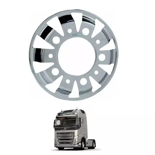 CALOTA DIANTEIRA AMERICANA ABERTA A22.5POL SPORTIVA FORD CARGO IVECO MB SCANIA V