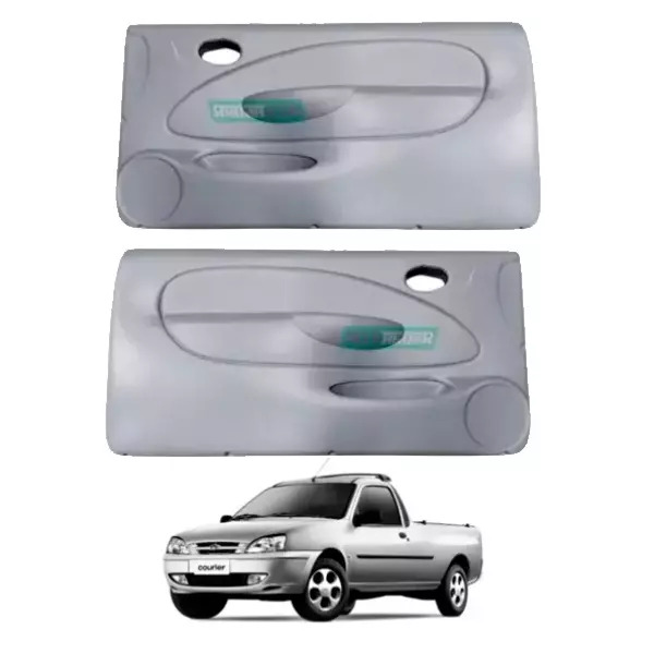 PAR FORRO PORTA DIANTEIRA FIESTA COURIER ELETRICO 2 PORTAS 2003 A 2008 (K.FP220-