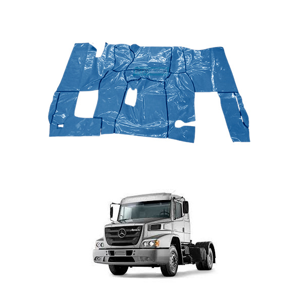 TAPETE VINIL ATRON 2011 2014 CABINE QUADRADA AZUL  (PUES859A)