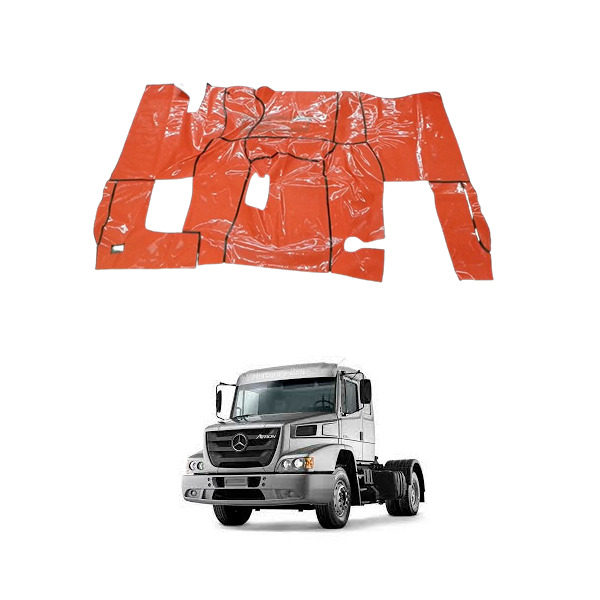 TAPETE VINIL ATRON 2011 2014 CABINE QUADRADA VERMELHO (PUES859V)