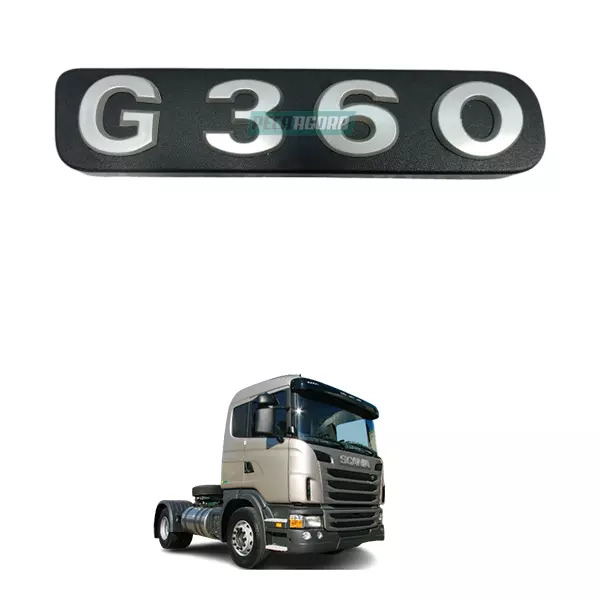 EMBLEMA PLASTICO GRADE ORIGINAL PARA SCANIA SERIE 5 ''G360'' (1788542)