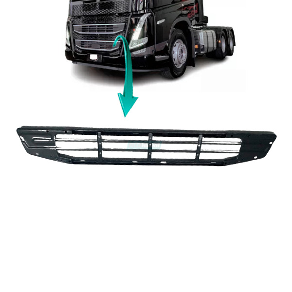 GRADE ESTRIBO FRONTAL INFERIOR VOLVO FH4 TODOS 2015 EM DIANTE - FERRO  (82255346