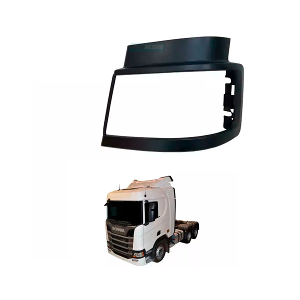 MOLDURA FAROL ESQUERDO SCANIA SERIE NTG P G R S 2019  (2427875-2609156-)