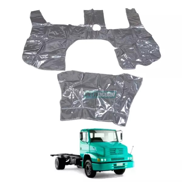 TAPETE VINIL CINZA COM CAPUS MB HPN TODOS 1620 ATE 1997 COM CAPUZINHO (PUES820C)