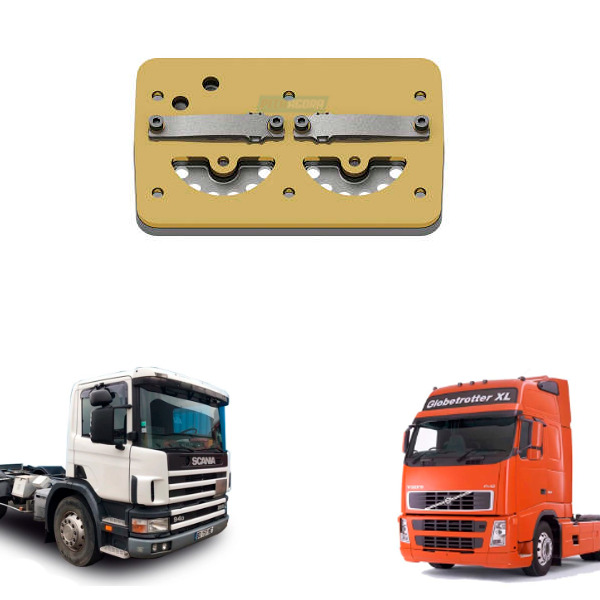 CONJUNTO PLACA DE ASSENTO DE VALVULA COMPRESSOR 2 CILINDROS 88MM GOVERNADO SCANI