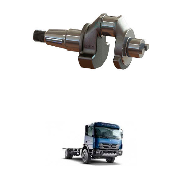 VIRABREQUIM COMPRESSOR MONO CILINDRO MB ATEGO O500 (0001317716-MGK2820)