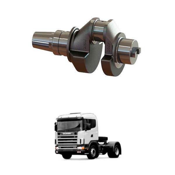 VIRABREQUIM COMPRESSOR MONO CILINDRO 92MM  SCANIA VW VOLVO (MGK2826)