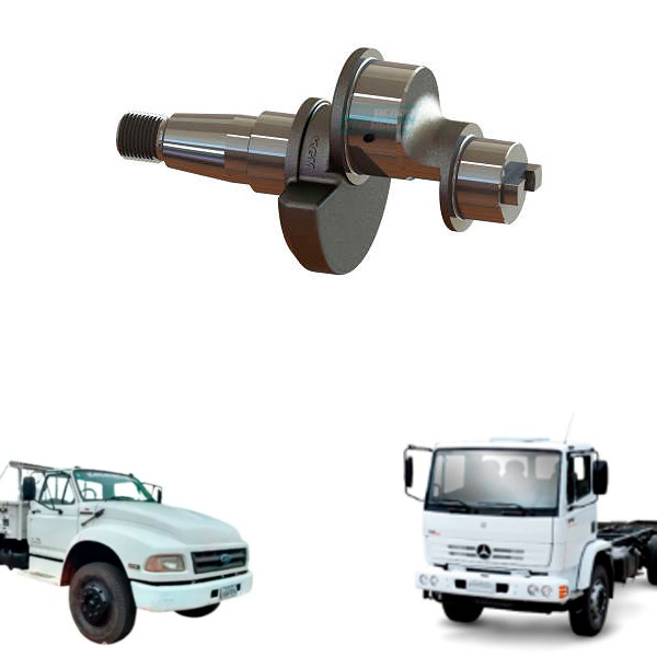 VIRABREQUIM COMPRESSOR LK 38 COM CHAVETA AGRICOLA FORD MERCEDES BENZ VOLKSWAGEN 