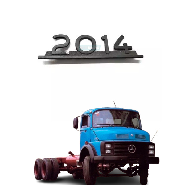 EMBLEMA 2014 METAL PRETO MB 2014 (423099-1235)