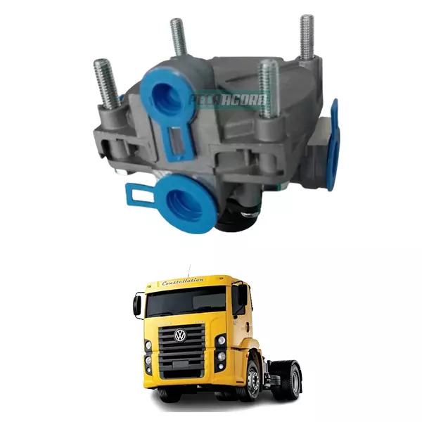 VALVULA RELE CONSTELLATION 19.320 SAIDA 1,2=22 MM VOSS E SAIDA 4=16 MM VOSS (BAI