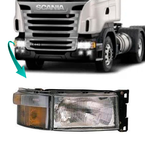 FAROL PRINCIPAL PISCA DIREITO SCANIA SERIE 4 (1732510-1467003-1407941-L0113015)