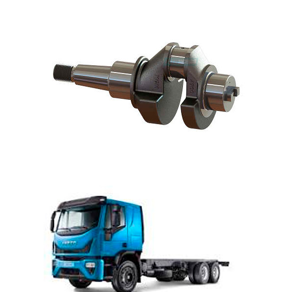 VIRABREQUIM COMPRESSOR MONO CILINDRO 92MM IVECO TECTOR (MGK2849)