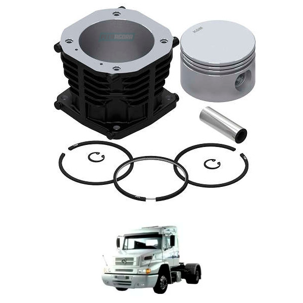 KIT CILINDRO PISTAO E ANEIS Ø 90MM MERCEDES BENZ BR400 (MGK3200)