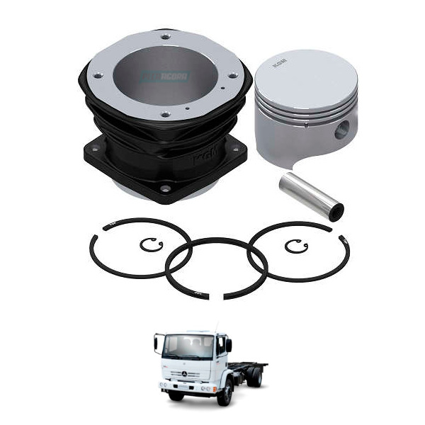 KIT CILINDRO PISTAO E ANEIS Ø 88MM LK38 REGULADO AGRICOLA MERCEDES BENZ (MGK320