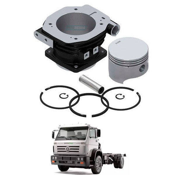 KIT CILINDRO PISTAO E ANEIS Ø 88MM LK38 GOVERNADO AGRALE FORD VOLKSWAGEN (MGK32