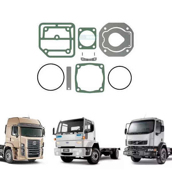 KIT REPARO COMPRESSOR LK 38 REGULADO AGRALE FORD IVECO MERCEDES BENZ VOLKSWAGEN 