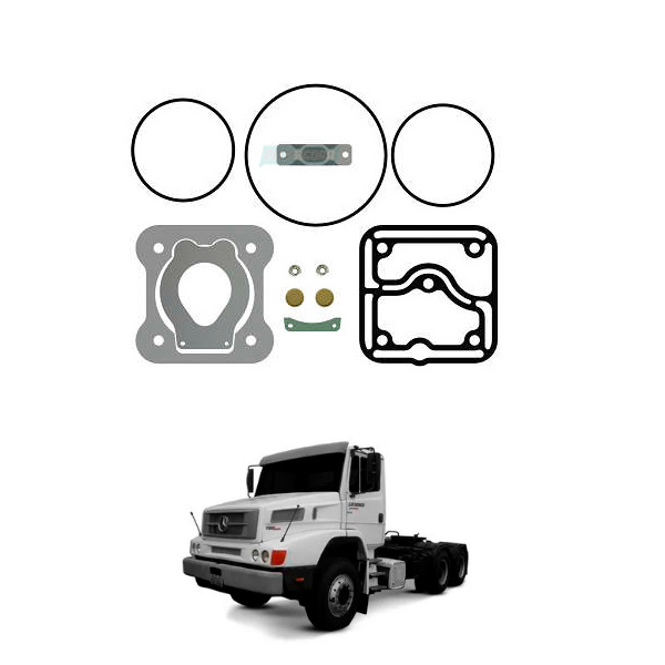 KIT REPARO COMPRESSOR MOTOR ELETRONICO COMPLETO MERCEDES BENZ (0011300515-MGK340
