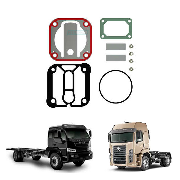 KIT REPARO COMPRESSOR 80MM REGULADO AGRALE MAXLOADER VOLKSWAGEN (MGK3414)
