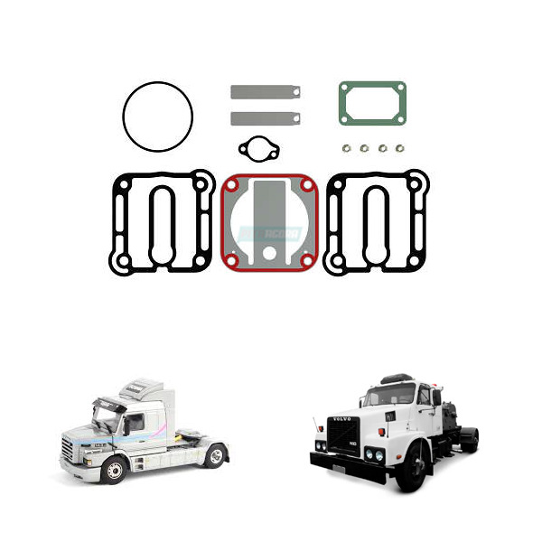 KIT REPARO COMPRESSOR SUPER COOLING AGRALE IVECO SCANIA VOLKSWAGEN VOLVO (MGK343