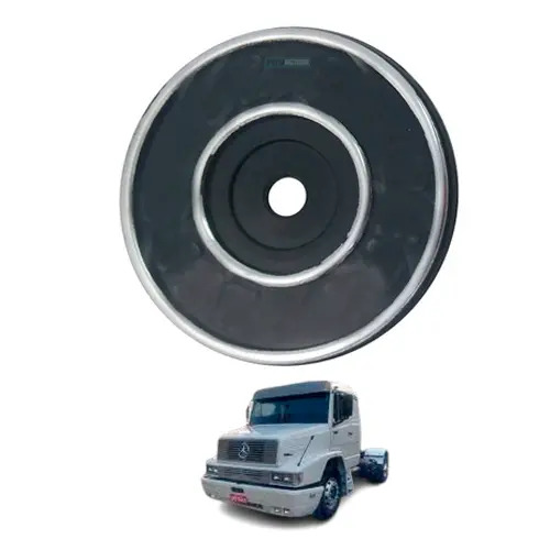 EMBLEMA PLASTICO COM FURO CALOTA UNIVERSAL (M172Z)