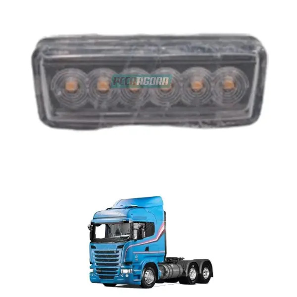 LANTERNA ESTRIBO CABINE LED PARA SCANIA SERIE 4 SERIE 5 (1928063-2083830-L54966)