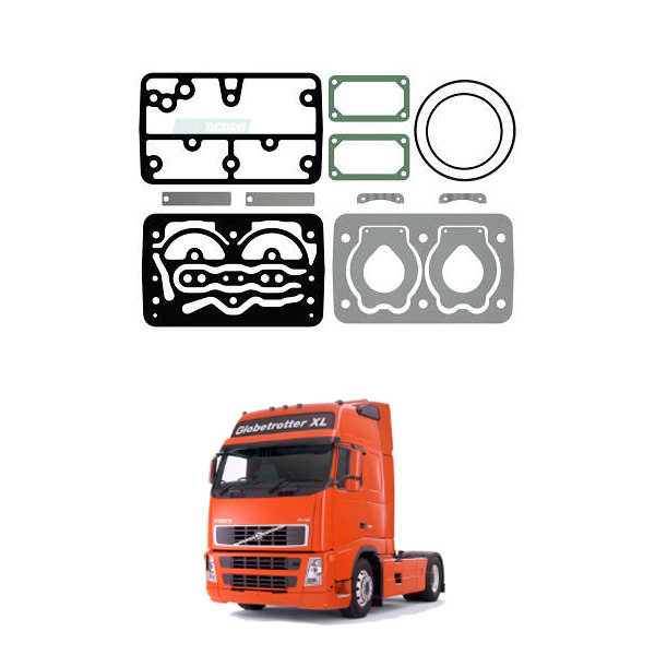 KIT REPARO PARCIAL COMPRESSOR  LP49  REGULADO VOLVO (85109626-MGK3444)