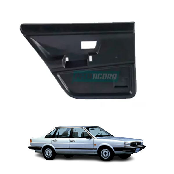 FORRO PORTA PRETO TRASEIRA ESQUERDO SANTANA 4 PORTAS 85 A 91 SEM PORTA OBJETO (F