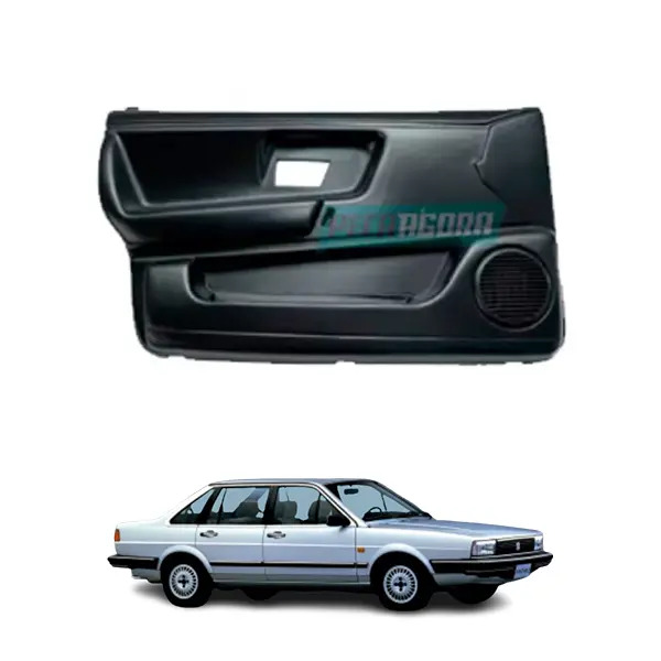 FORRO PORTA PRETO DIANTEIRA ESQUERDO SANTANA 4 PORTAS 85 A 91 COM PORTA OBJETO  