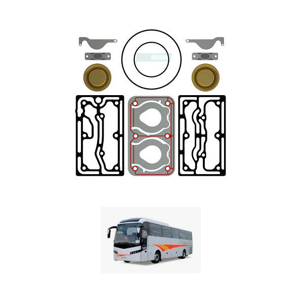 KIT REPARO COMPRESSOR VOLVO B9  (MGK3446)