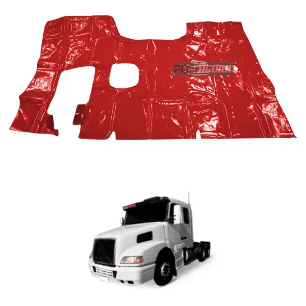 TAPETE VERMELHO SEM RECORTE BANCO CARONA VOLVO NH12 GLOBETROTTER BICUDO ANO 2003